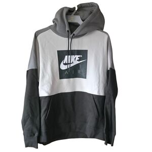 Nike Air Men's Green and White Hoodie